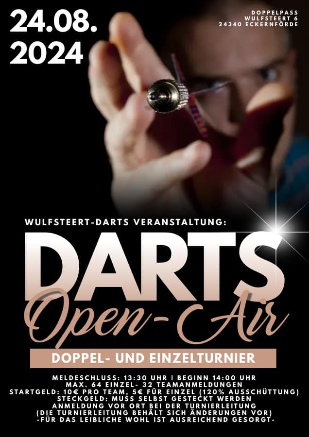 Darts Open Air @Doppelpass Eckernförde